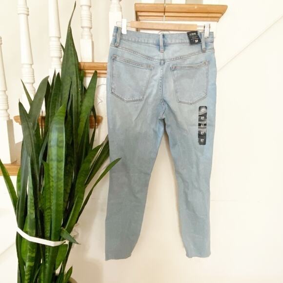 J. Crew Factory NWT Orion Blue 10" High-Rise All-Day Stretch Skinny Jean Size 27 - Picture 5 of 9